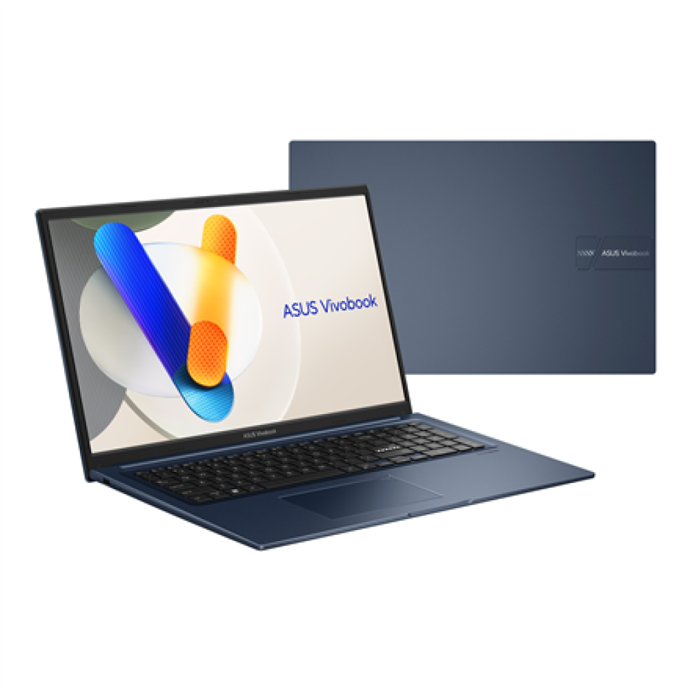 Asus Vivobook 17 X1704VA-AU1152W , Quiet Blue , 17.3 , IPS , FHD , 1920 x 1080 pixels , 60 Hz , Anti-glare , Intel Core 5 , 120U , 16 GB , DDR5 , Solid-state drive capacity 512 GB , Intel Graphics , Windows 11 Home , 802.11ax , Bluetooth version 5.2 , Key