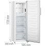 Gorenje FN617EEW5 , Energy efficiency class E , Upright , Free standing , Height 172 cm , Total net capacity 240 L , No Frost system , Display , White
