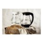 Adler , Kettle , AD 1274 , Standard , 2200 W , 1.7 L , Plastic/Glass , 360° rotational base , Black/Transparent