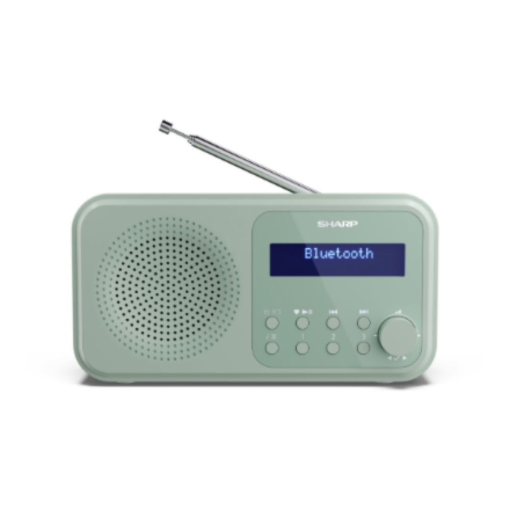 Sharp Tokyo Digital Radio , DR-P420(GN) , Bluetooth , Wireless connection , Portable , Aquamarine Green
