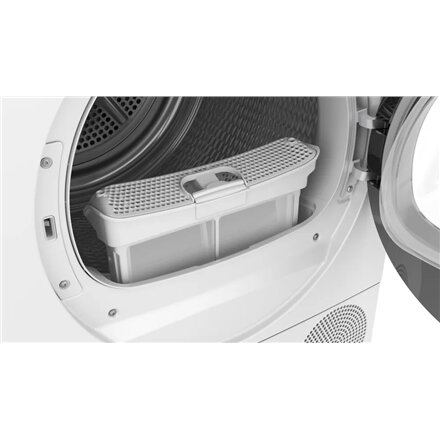 Bosch Dryer Machine with Heat Pump , WQG2450ISN , Energy efficiency class Class D , Front loading , 9 kg , LCD , Depth 61.3 cm , White