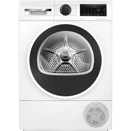 Bosch Dryer Machine with Heat Pump , WQG2450ISN , Energy efficiency class Class D , Front loading , 9 kg , LCD , Depth 61.3 cm , White