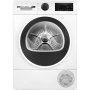 Bosch Dryer Machine with Heat Pump , WQG2450ISN , Energy efficiency class A++ , Front loading , 9 kg , LCD , Depth 61.3 cm , White
