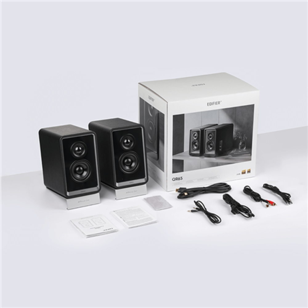 Edifier , Desktop Active Monitor with GaN Charger , QR65 , 70 W , Bluetooth , Black , ≥ 85 dB , Wireless connection