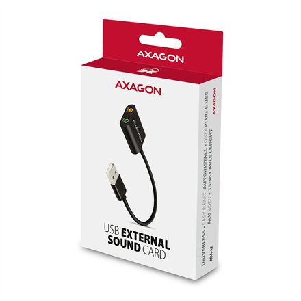 AXAGON , ADA-12 USB - Cable Audio Adapter