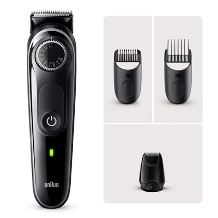 Braun Beard Trimmer , BT3440 , Cordless , Number of length steps 40 , Black