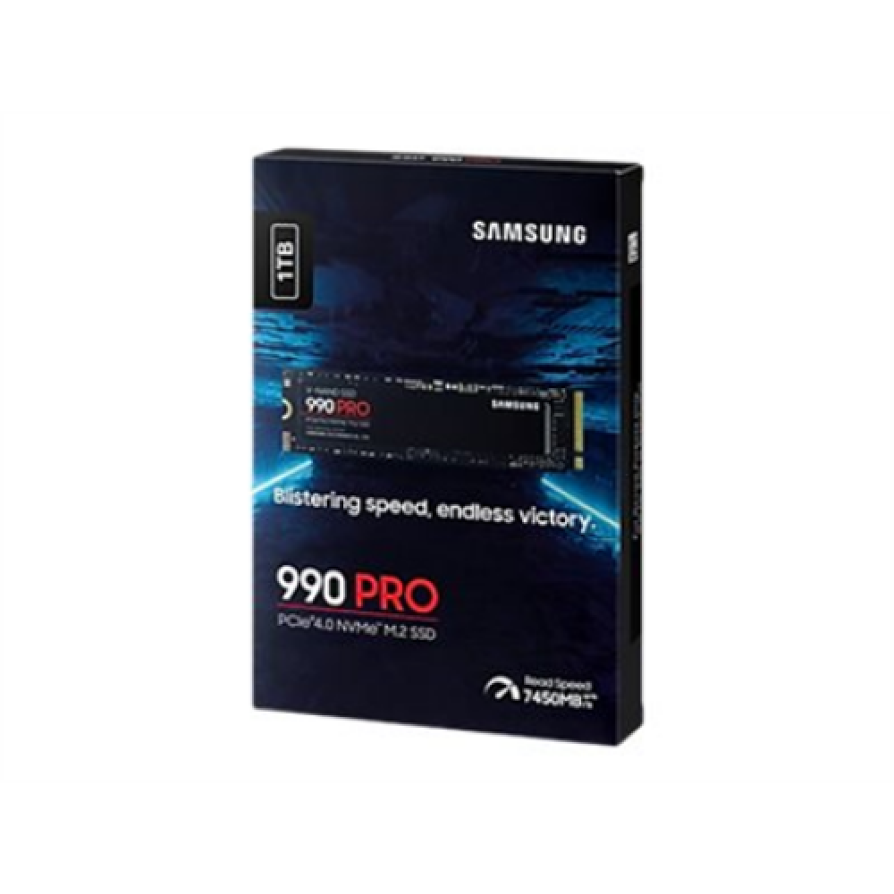 Samsung , 990 PRO , 1000 GB , SSD form factor M.2 2280 , Solid-state drive interface PCIe Gen4x4 , Read speed 7450 MB/s , Write speed 6900 MB/s