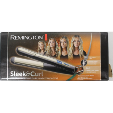 SALE OUT. , Remington Hair Straightener , S6500 Sleek & Curl , Warranty 24 month(s) , Ceramic heating system , Display Yes , Temperature (max) 230 °C , Black , DAMAGED PACKAGING