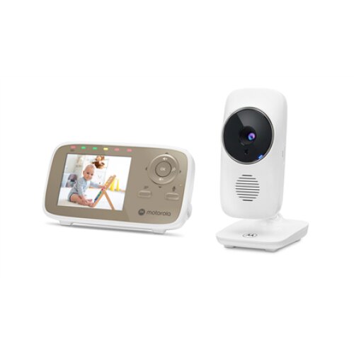 Motorola , Video Baby Monitor , VM483 2.8 , White/Gold