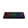 Razer , Huntsman Mini 60% , Gaming keyboard , Opto-Mechanical , RGB LED light , NORD , Black , Wired