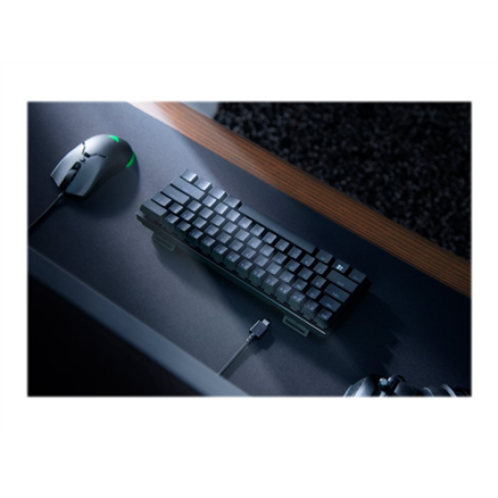 Razer , Huntsman Mini 60% , Black , Gaming keyboard , Wired , Opto-Mechanical , RGB LED light , NORD