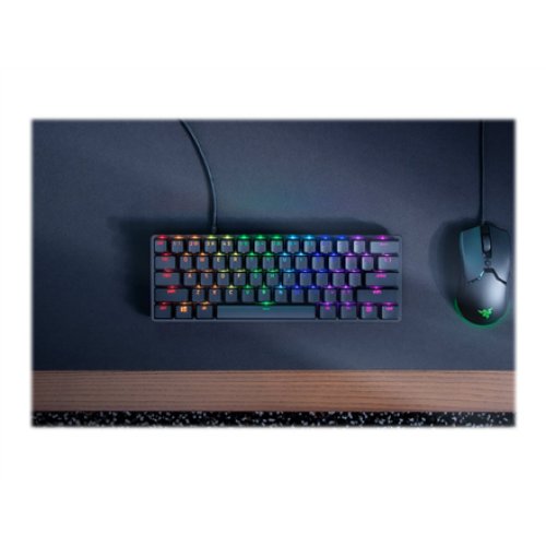 Razer , Huntsman Mini 60% , Gaming keyboard , Wired , Opto-Mechanical , RGB LED light , NORD
