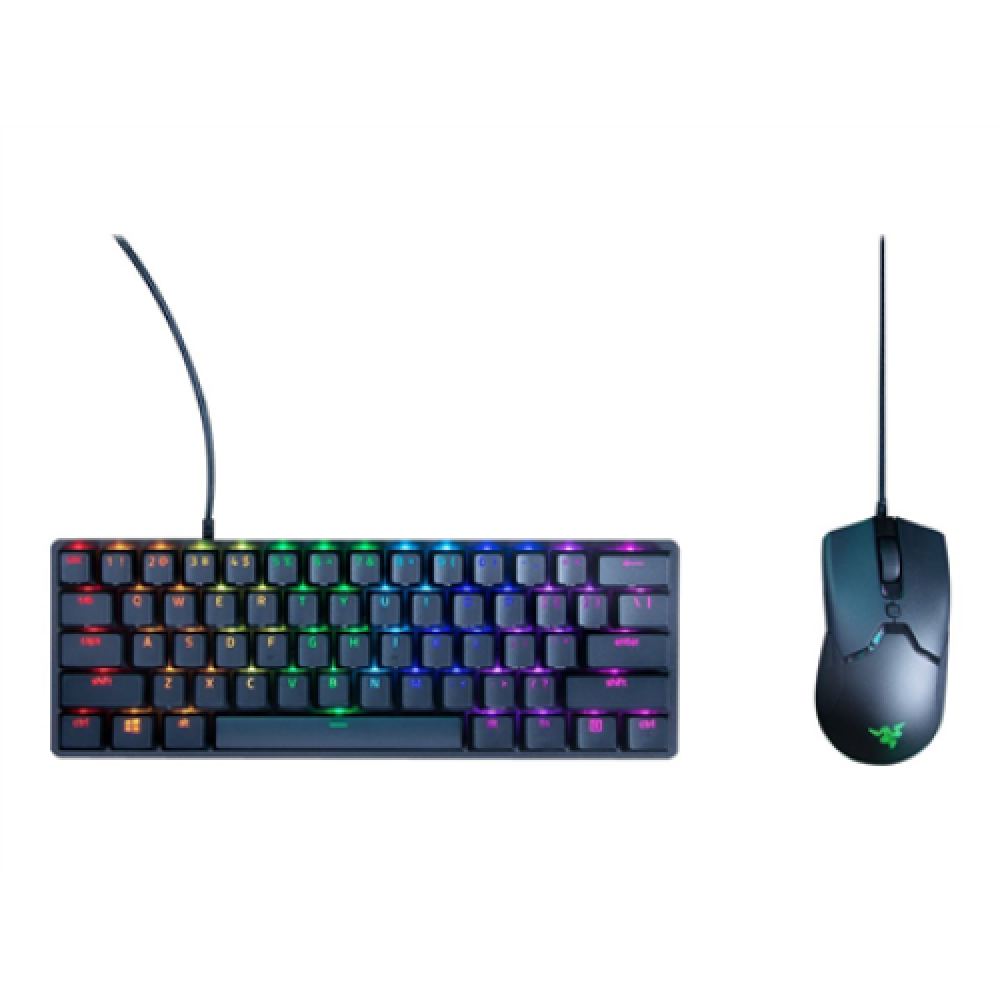 Razer , Huntsman Mini 60% , Black , Gaming keyboard , Wired , Opto-Mechanical , RGB LED light , NORD