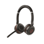 Jabra EVOLVE 75 Black, Headset, Bluetooth, Microphone mute, Noise-canceling, 177 g