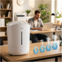 Adler Humidifier , AD 7971 , 30 W , Water tank capacity 5 L , Ultrasonic , Humidification capacity 100-250 ml/hr , White