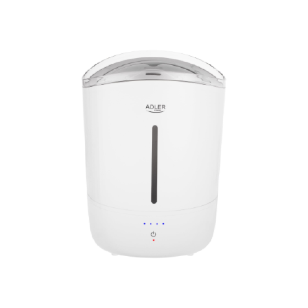 Adler Humidifier , AD 7971 , 30 W , Water tank capacity 5 L , Ultrasonic , Humidification capacity 100-250 ml/hr , White