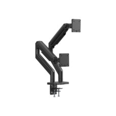 Digitus Desk Mount , Height, tilt, rotation, depth, pivot , Dual Monitor Mount , 2x 45 , Maximum weight (capacity) 2x 20 kg , Black