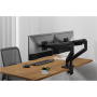 Digitus Desk Mount , Height, tilt, rotation, depth, pivot , Dual Monitor Mount , 2x 45 , Maximum weight (capacity) 2x 20 kg , Black