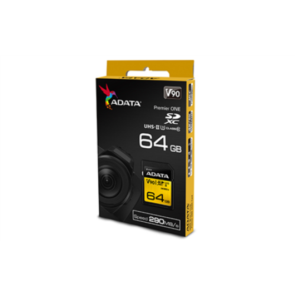 ADATA , Premier ONE , UHS-II U3 , 64 GB , SDXC , Flash memory class 10