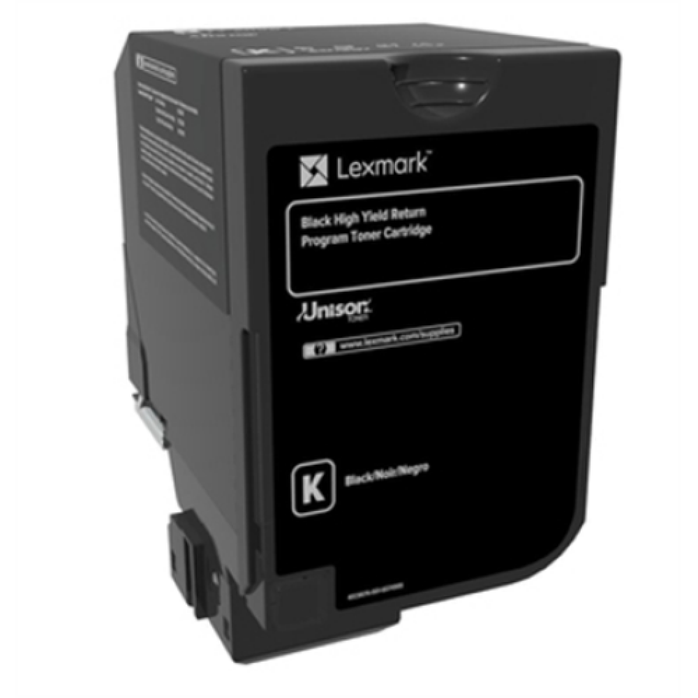 Lexmark 25K Black Return Program Toner Cartridge (CX725) , Lexmark Black