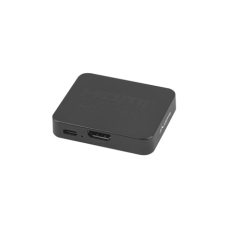 Lanberg Splitter video HDMI to 2X HDMI 4K, USB-C Port, Black , SPV-HDMI-1002
