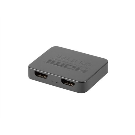 Lanberg Splitter video HDMI to 2X HDMI 4K, USB-C Port, Black , SPV-HDMI-1002
