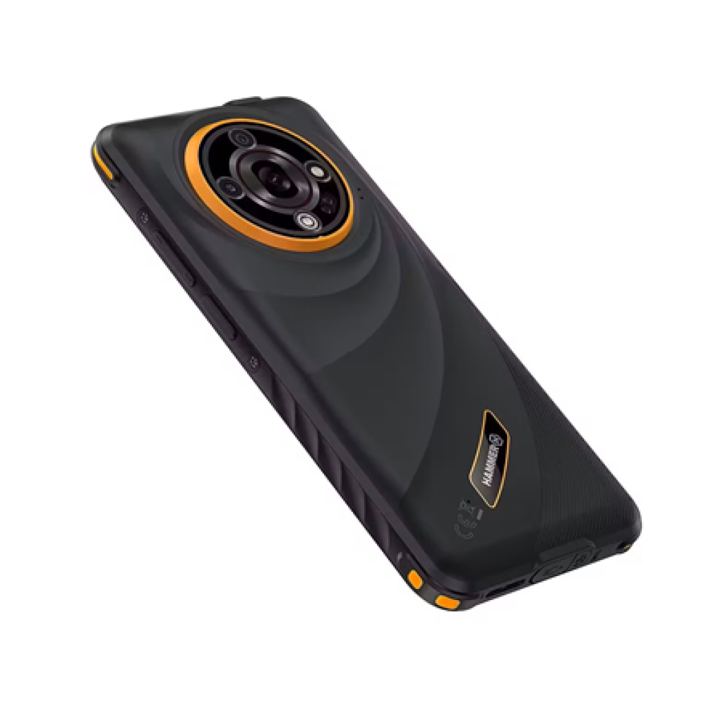 Hammer , Iron 6 , Orange , 6.56 , IPS , 1612 x 720 pixels , Mediatek , Dimensity 6300 , Internal RAM 8 GB , 256 GB , Dual SIM , 3G , 4G , 5G , Main camera resolution 64 MP , Android , 15 , 6050 mAh