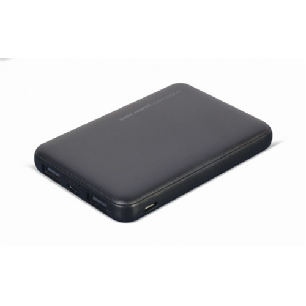 Gembird , Power Bank , PB05-02 , 5000 mAh , 2 x USB-AF , Black