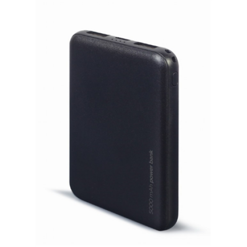 Gembird , Power Bank , PB05-02 , 5000 mAh , 2 x USB-AF , Black