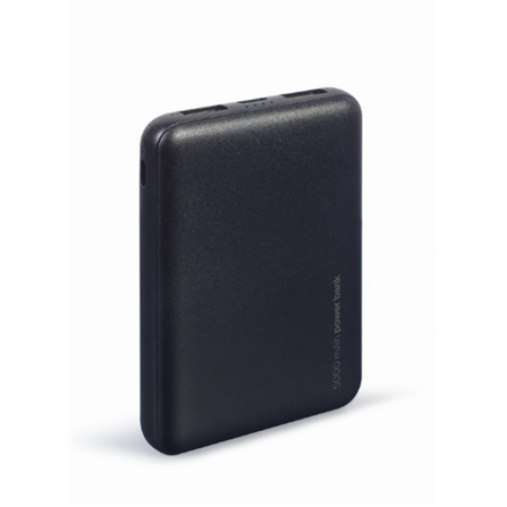 Gembird , Power Bank , PB05-02 , 5000 mAh , 2 x USB-AF , Black