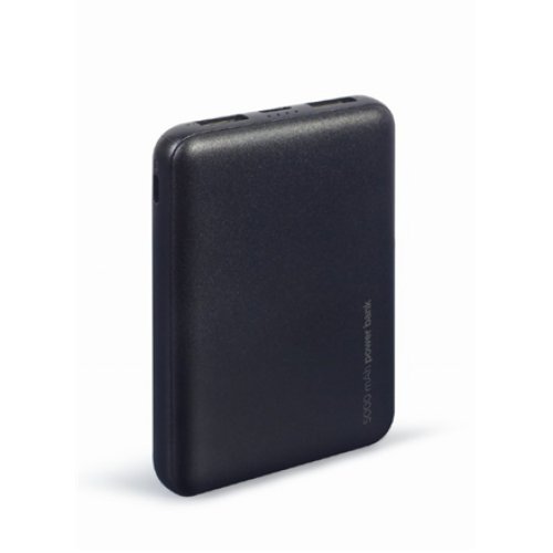 Gembird , Power Bank , PB05-02 , 5000 mAh , 2 x USB-AF , Black