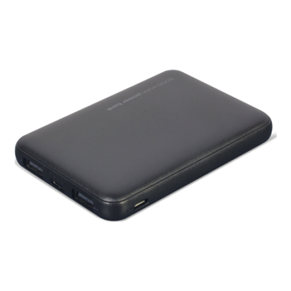 Gembird , Power Bank , PB05-02 , 5000 mAh , 2 x USB-AF , Black