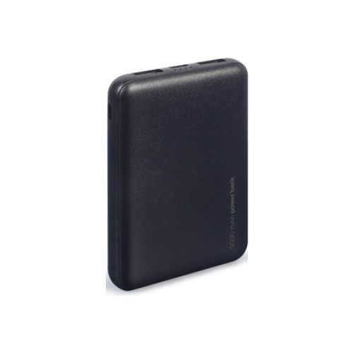 Gembird , Power Bank , PB05-02 , 5000 mAh , 2 x USB-AF , Black