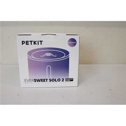 SALE OUT. Petkit P4114 (CT-W2) Eversweet Solo 2 Fountain, White , PETKIT , Smart Pet Drinking Fountain , Eversweet Solo 2 , Capacity 2 L , Filtering , Material Plastic , White , DEMO