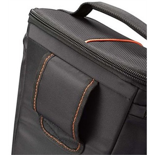 Case Logic , DCB-306 SLR Camera Bag , Black , * Designed to fit an SLR camera with standard zoom lens attached * Internal zippered pocket stores memory cards, filter or lens cloth * Side zippered pockets store an extra battery, cables, lens cap, or small 