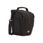 Case Logic , DCB-306 SLR Camera Bag , Black , * Designed to fit an SLR camera with standard zoom lens attached * Internal zippered pocket stores memory cards, filter or lens cloth * Side zippered pockets store an extra battery, cables, lens cap, or small 