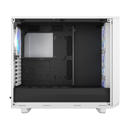 Fractal Design , Meshify 2 RGB TG Clear Tint , Side window , White , E-ATX , Power supply included No , ATX