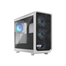 Fractal Design , Meshify 2 RGB TG Clear Tint , Side window , White , E-ATX , Power supply included No , ATX