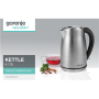Gorenje , Kettle , K17S , Electric , 2000 W , 1.7 L , Stainless steel , 360° rotational base , Stainless steel