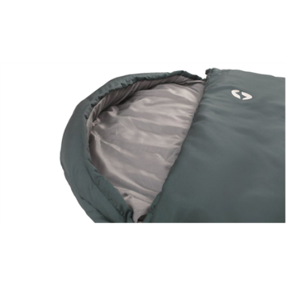 Outwell , Campion Lux Teal , Sleeping Bag , 225 x 85 cm , 2 way open - auto lock, L-shape , Teal