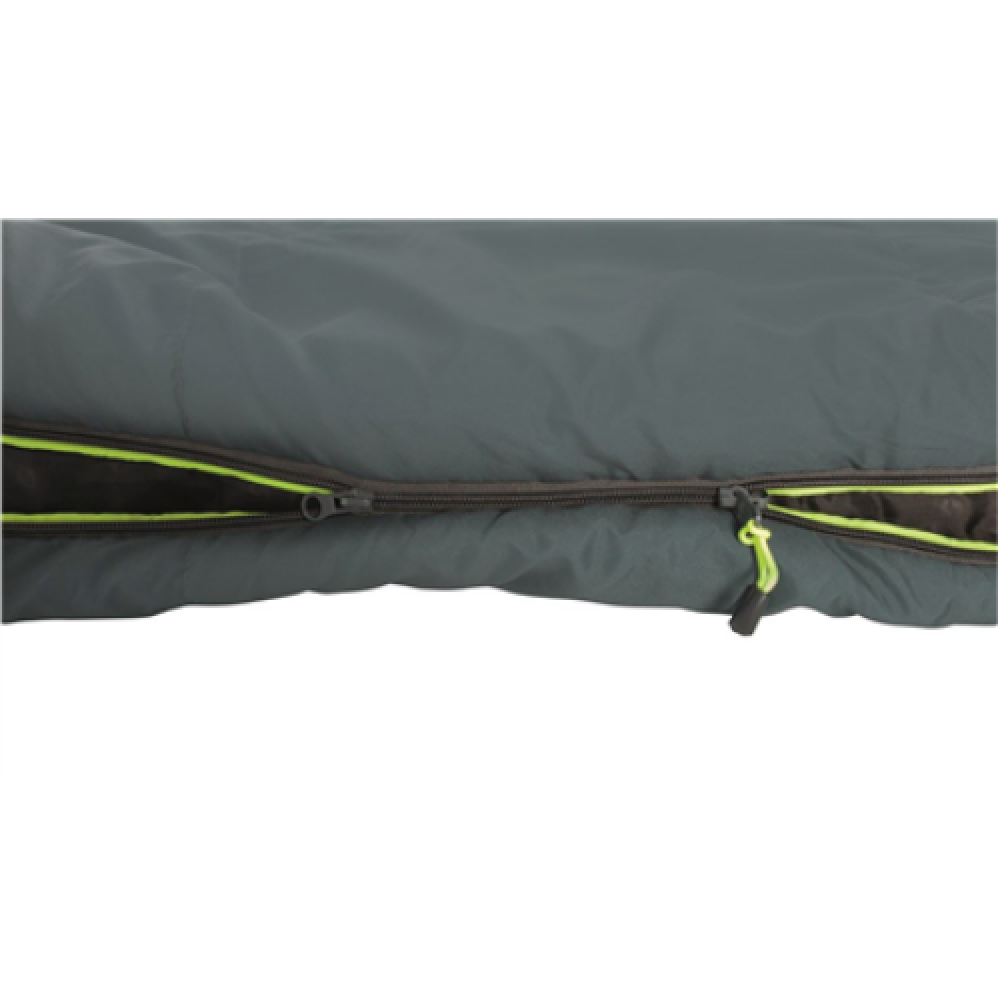 Outwell , Campion Lux Teal , Sleeping Bag , 225 x 85 cm , 2 way open - auto lock, L-shape , Teal