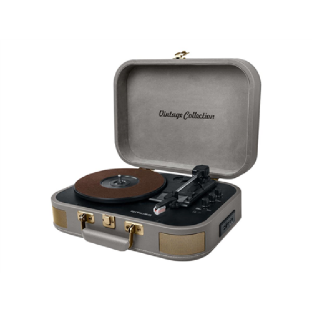 Muse , Turntable Stereo System , MT-201 BTG , Grey , USB port , AUX in