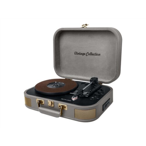 Muse , Turntable Stereo System , MT-201 BTG , Grey , USB port , AUX in
