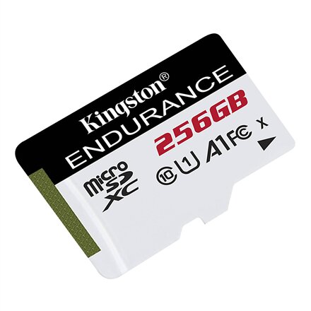 Kingston Endurance 95R , 256 GB , microSDXC , Flash memory class Class 10, UHS-I