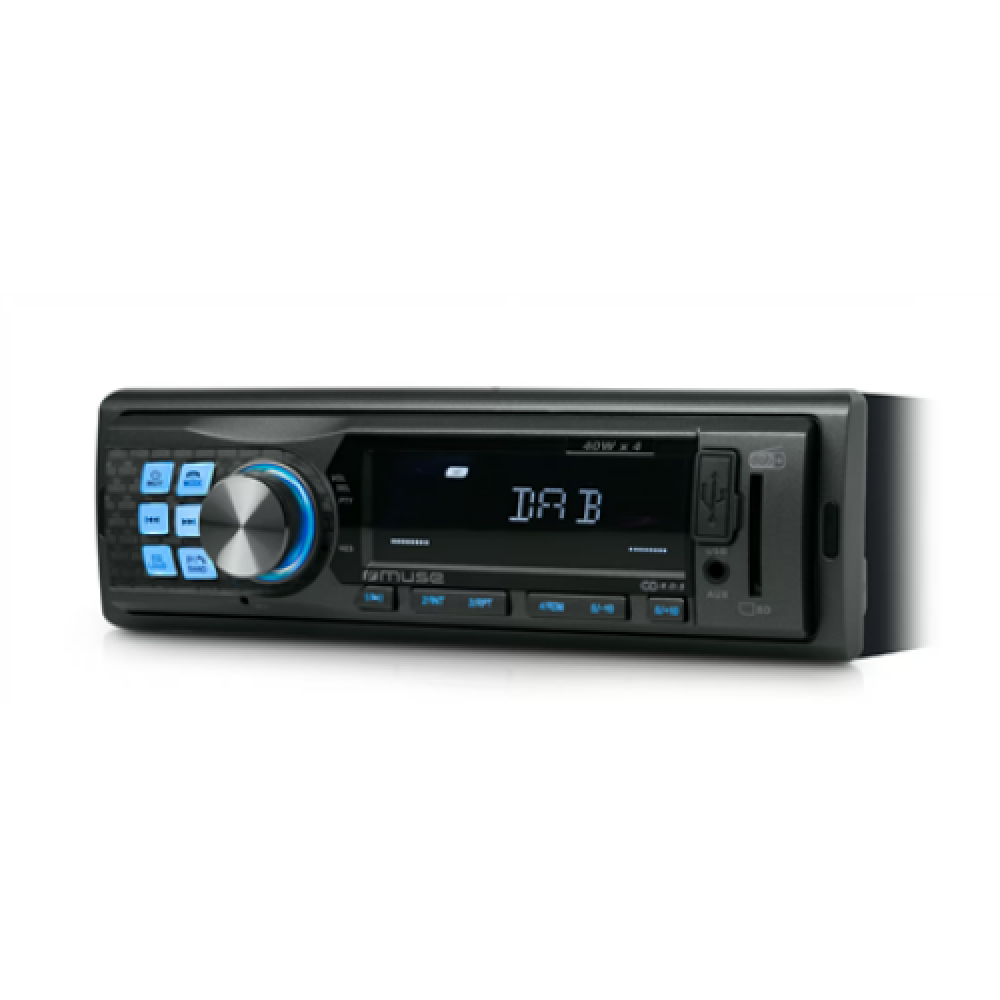 Muse DAB Car Radio , M-198 DAB , USB port , AUX in , Bluetooth , FM radio
