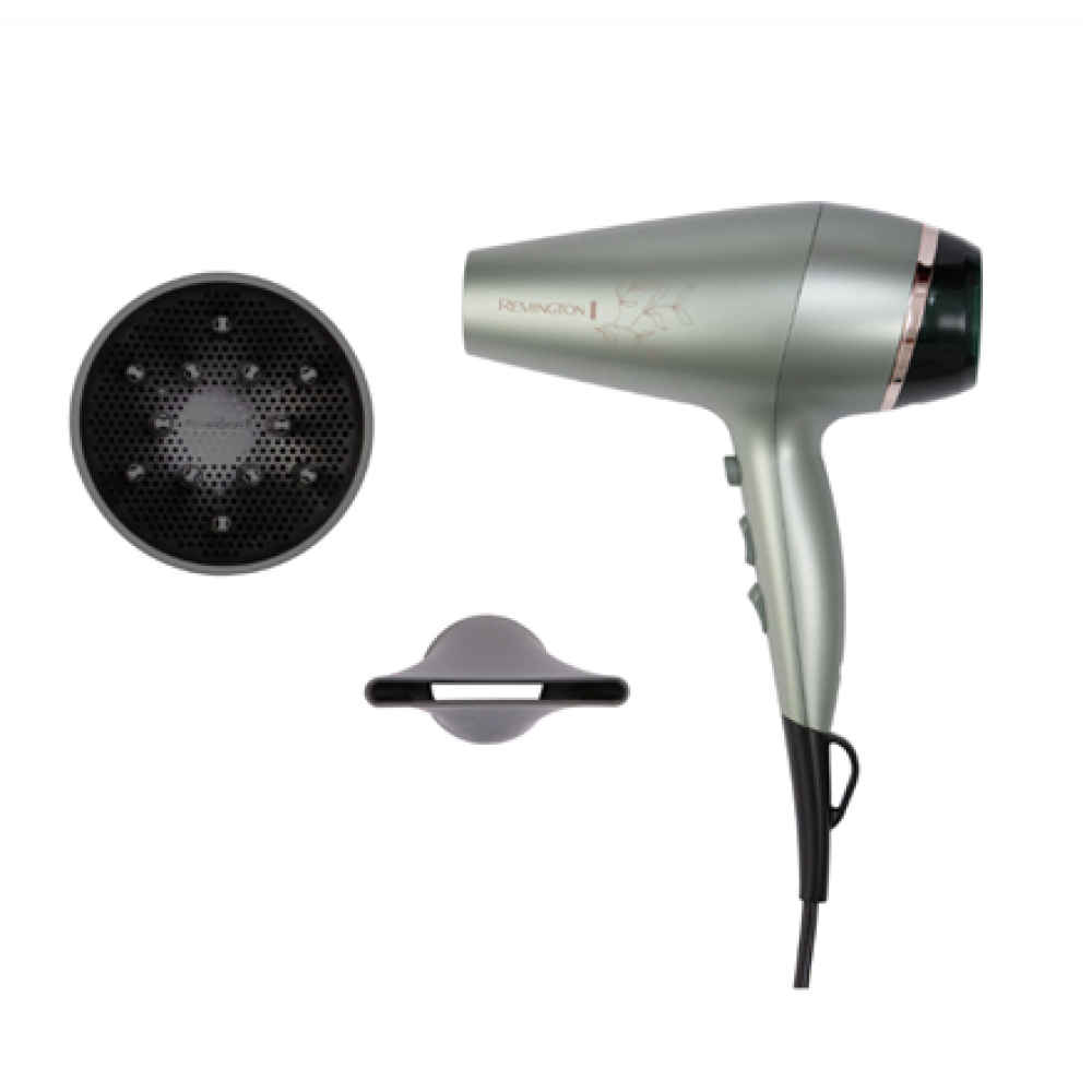 Remington Hair Dryer , AC5860 Botanicals , 2300 W , Number of temperature settings 3 , Ionic function , Diffuser nozzle , Silver