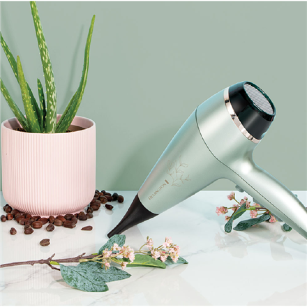 Remington Hair Dryer , AC5860 Botanicals , 2300 W , Number of temperature settings 3 , Ionic function , Diffuser nozzle , Silver