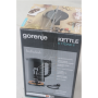 SALE OUT. , Gorenje Kettle , K17DWDII , Electric , 2200 W , 1.7 L , Stainless Steel , 360° rotational base , Black , DEMO, SCRATCHED