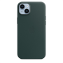 Apple 14 Plus Leather Case with MagSafe Forest Green