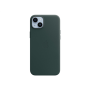 Apple 14 Plus Leather Case with MagSafe Forest Green